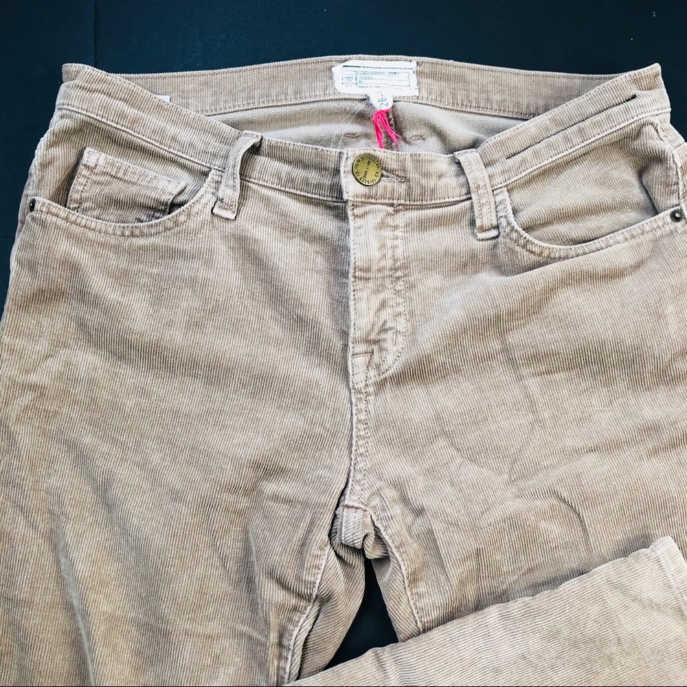 Current/Elliot tan colored corduroy pants